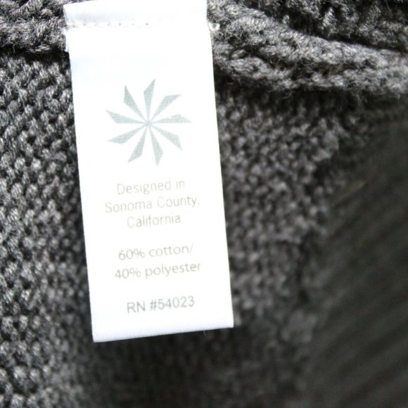 Athleta Breckenridge Knit Sweater Charcoal H11140 - Picture 5 of 5